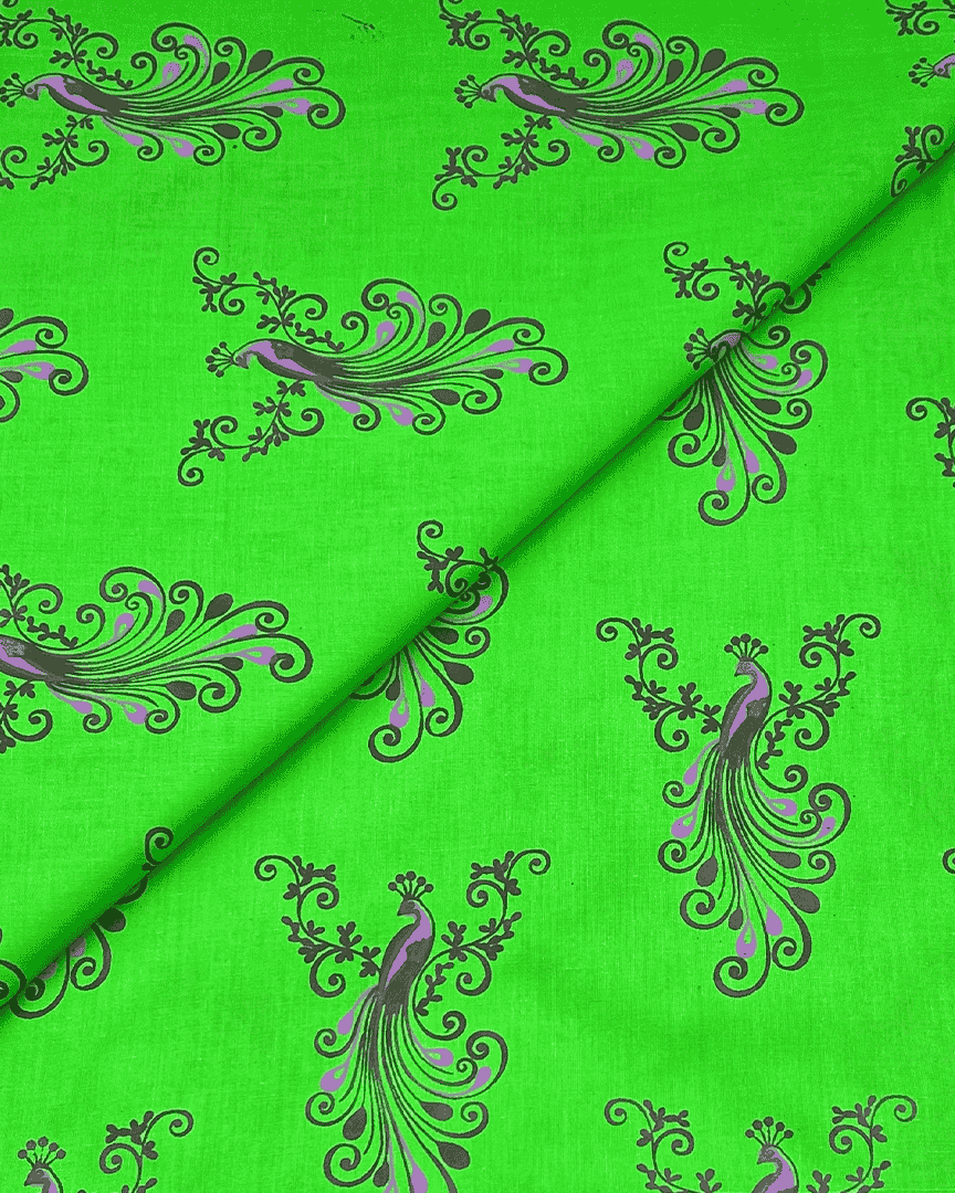 Cambric Cotton Block Print D1B010