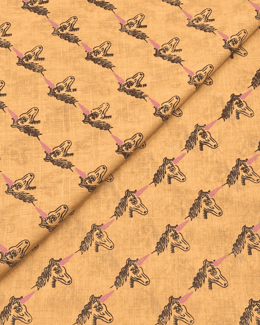 Cambric Cotton Block Print D1B013