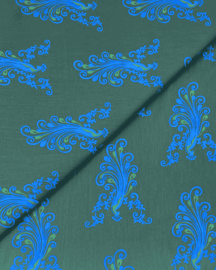 Cambric Cotton Block Print D1B014