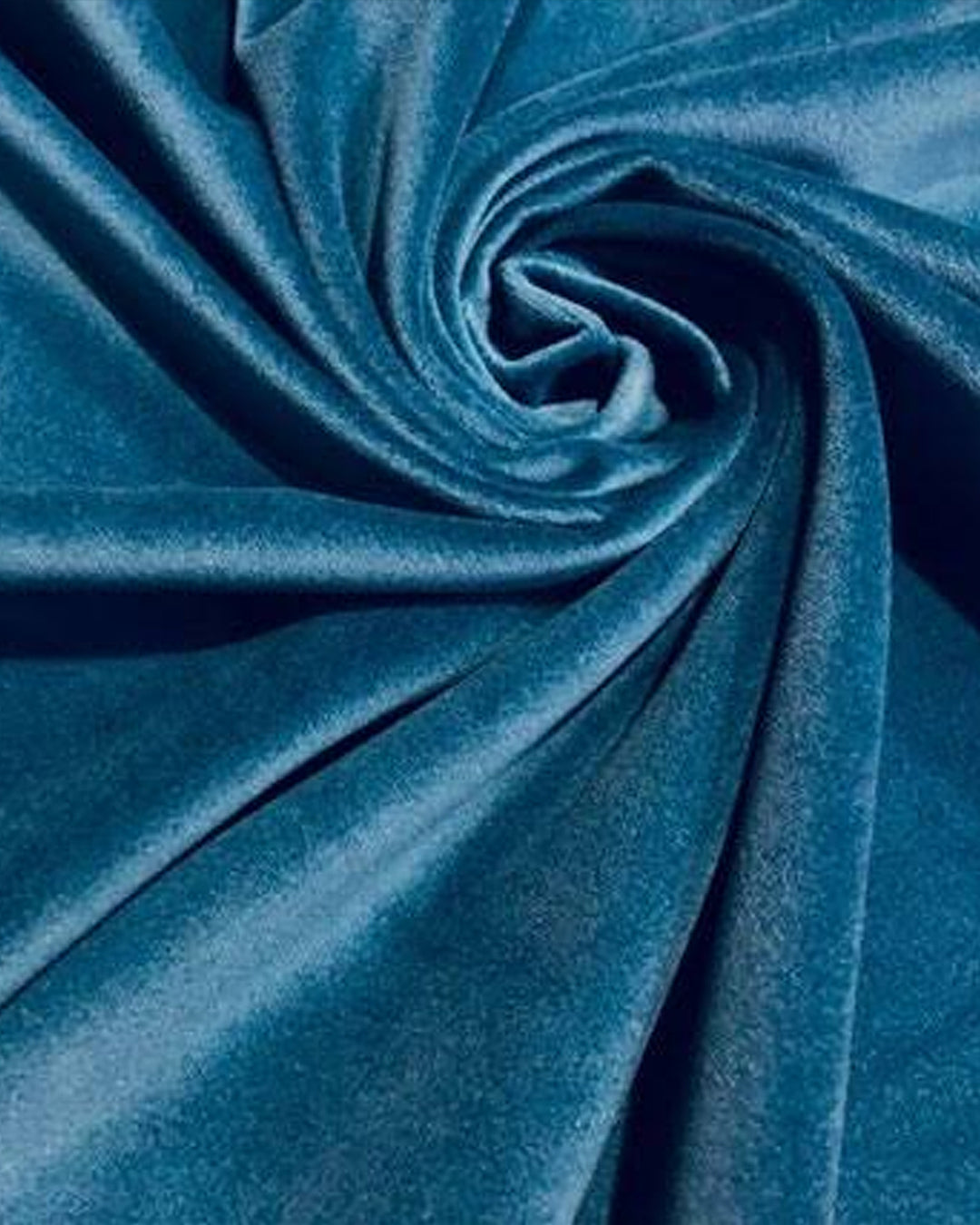 Sky Blue Velvet - Resham Rang