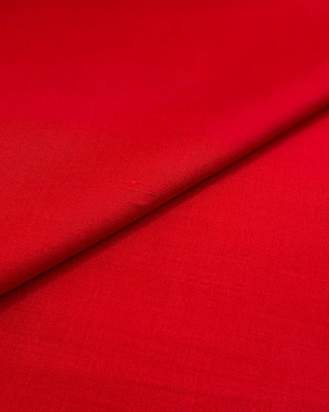 Scarlet Red Linen