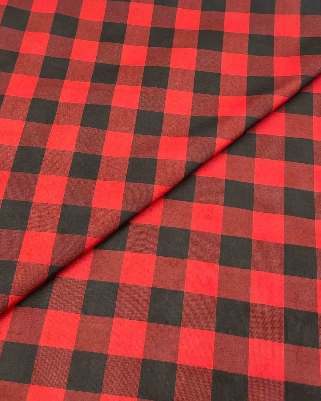 Poly Viscose Check D6A023