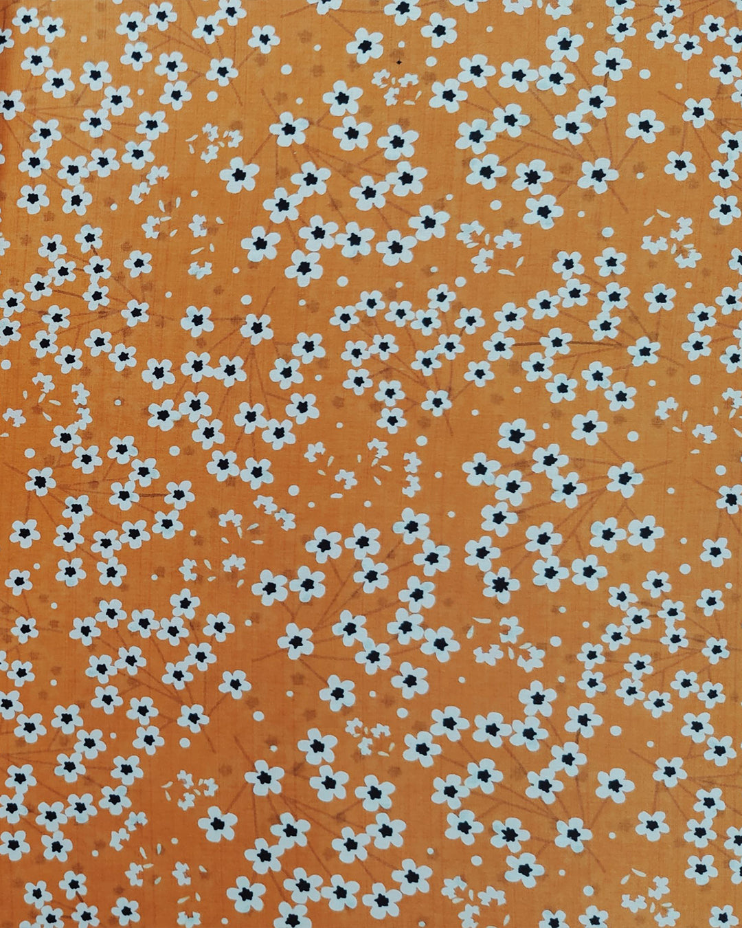 Rust Honey Flowers – Print Lawn