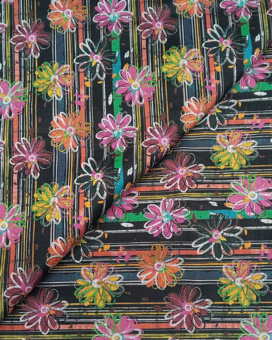 Allover Printed Khaddar - PK1038