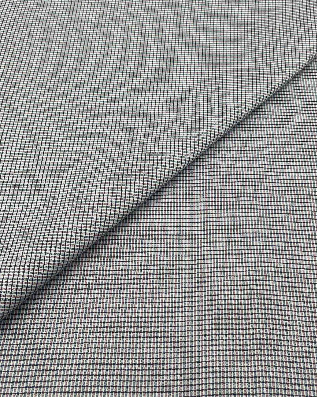 Poly Viscose Check D6A003