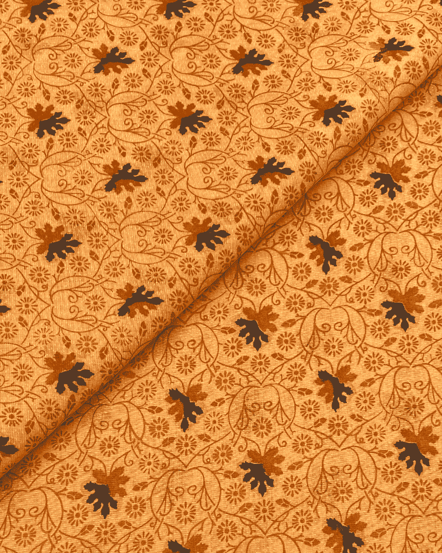 Cambric Cotton Block Print D1B019