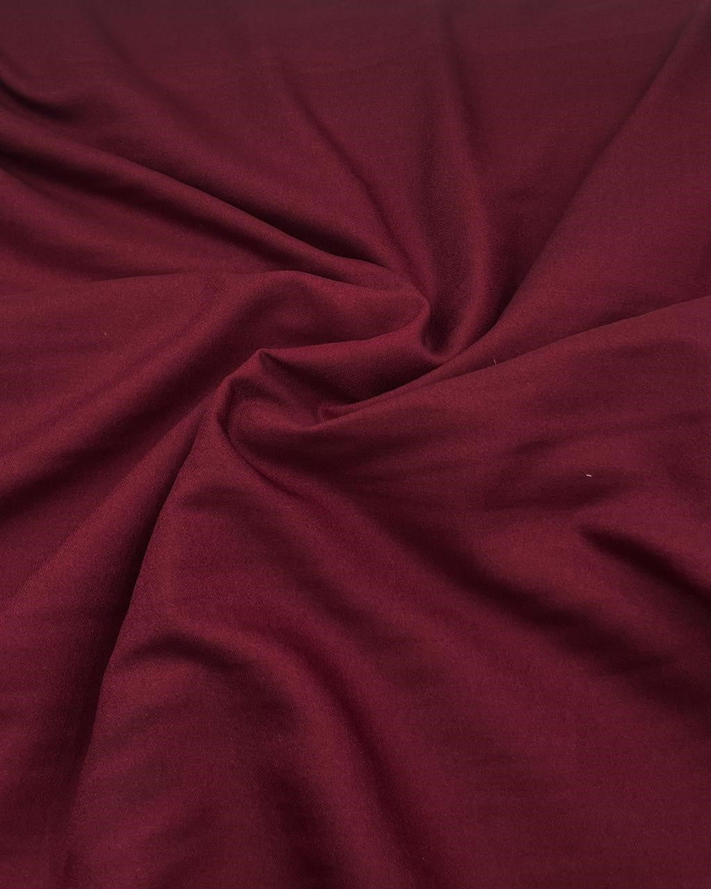 Georgette Wider Dark Maroon