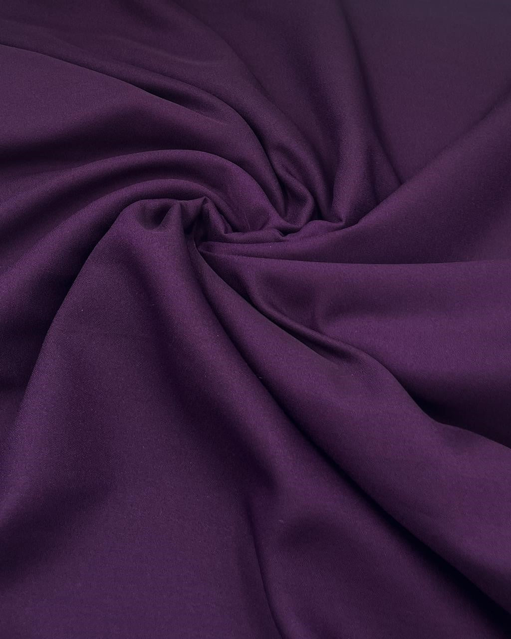 Georgette Wider Dark Purple