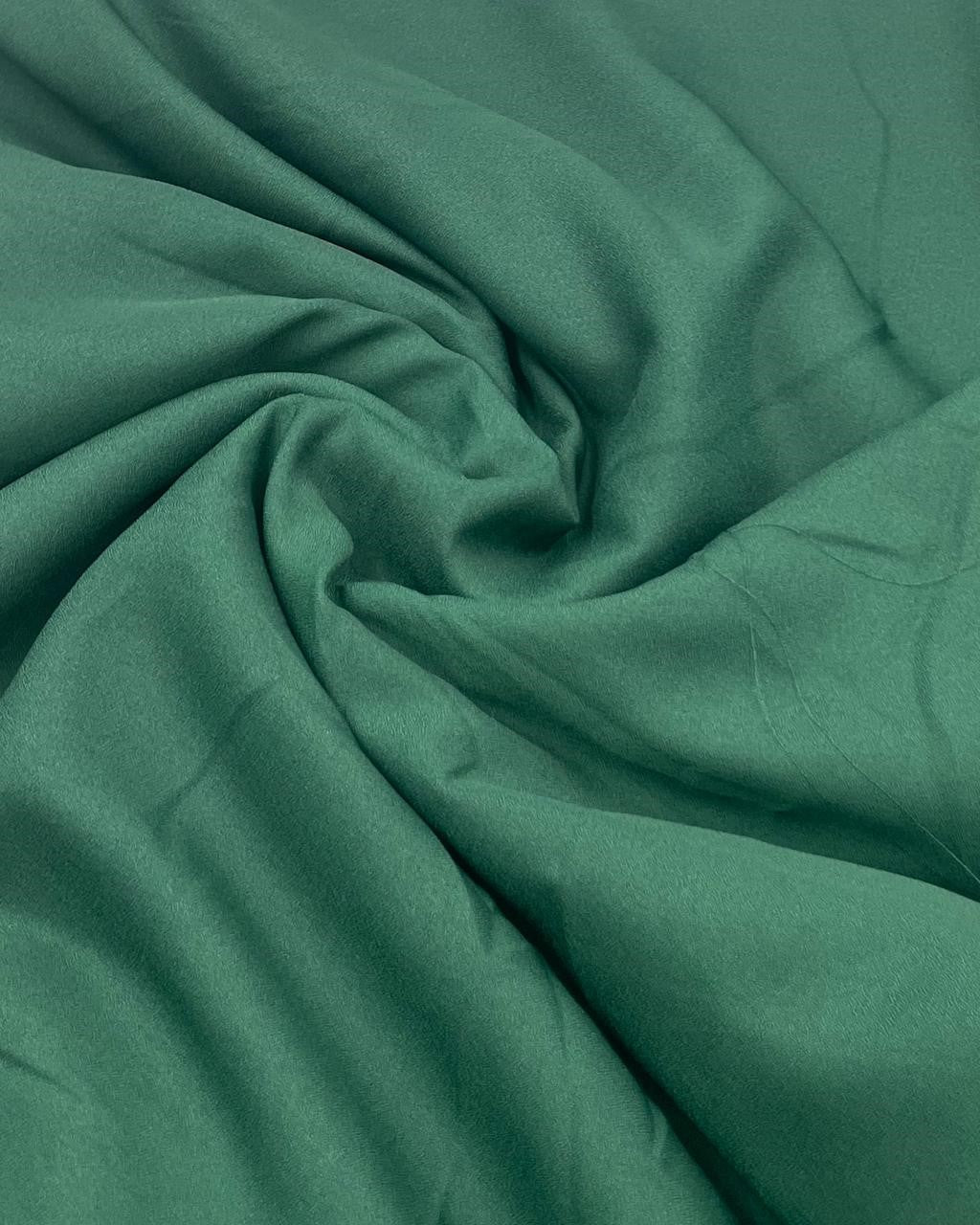 Georgette Wider Emerald Green