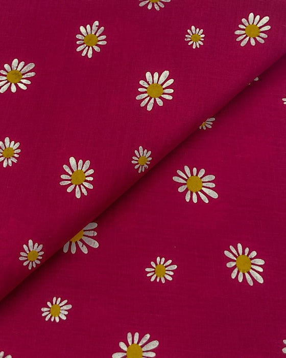 Cotton Daisy Block Print D1B045