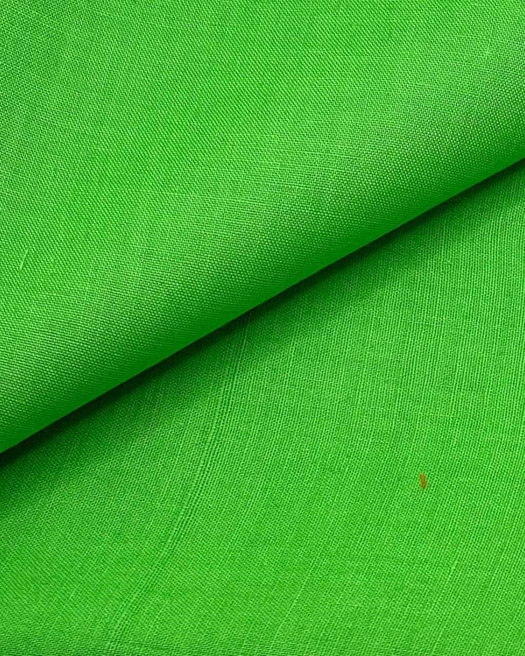 Plain Cotton Parrot Green