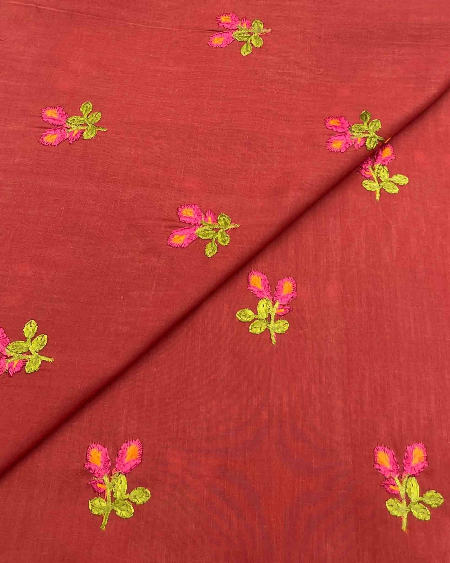 Cambric Cotton Embroidery D2C002