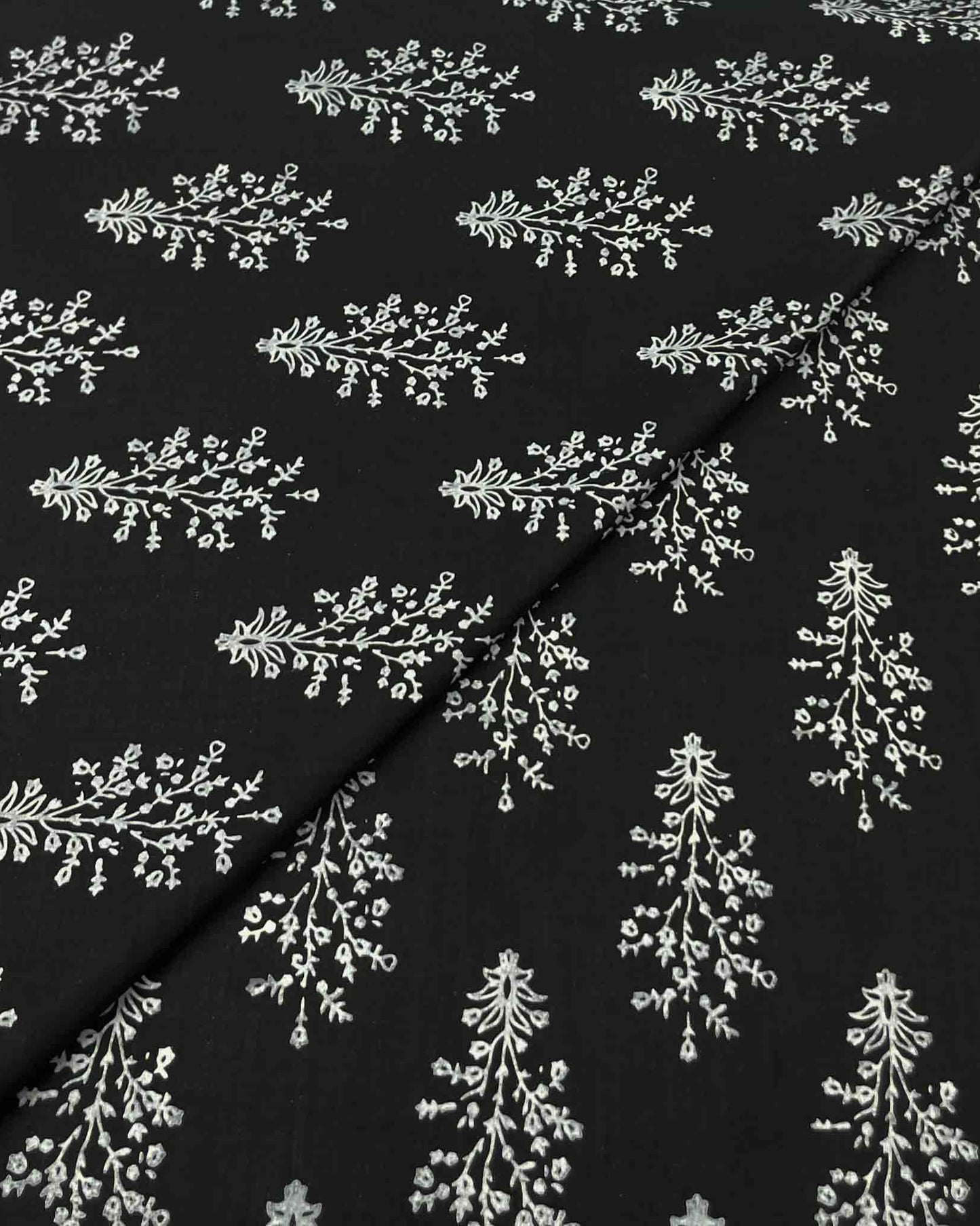 Cambric Cotton Block Print D1B038