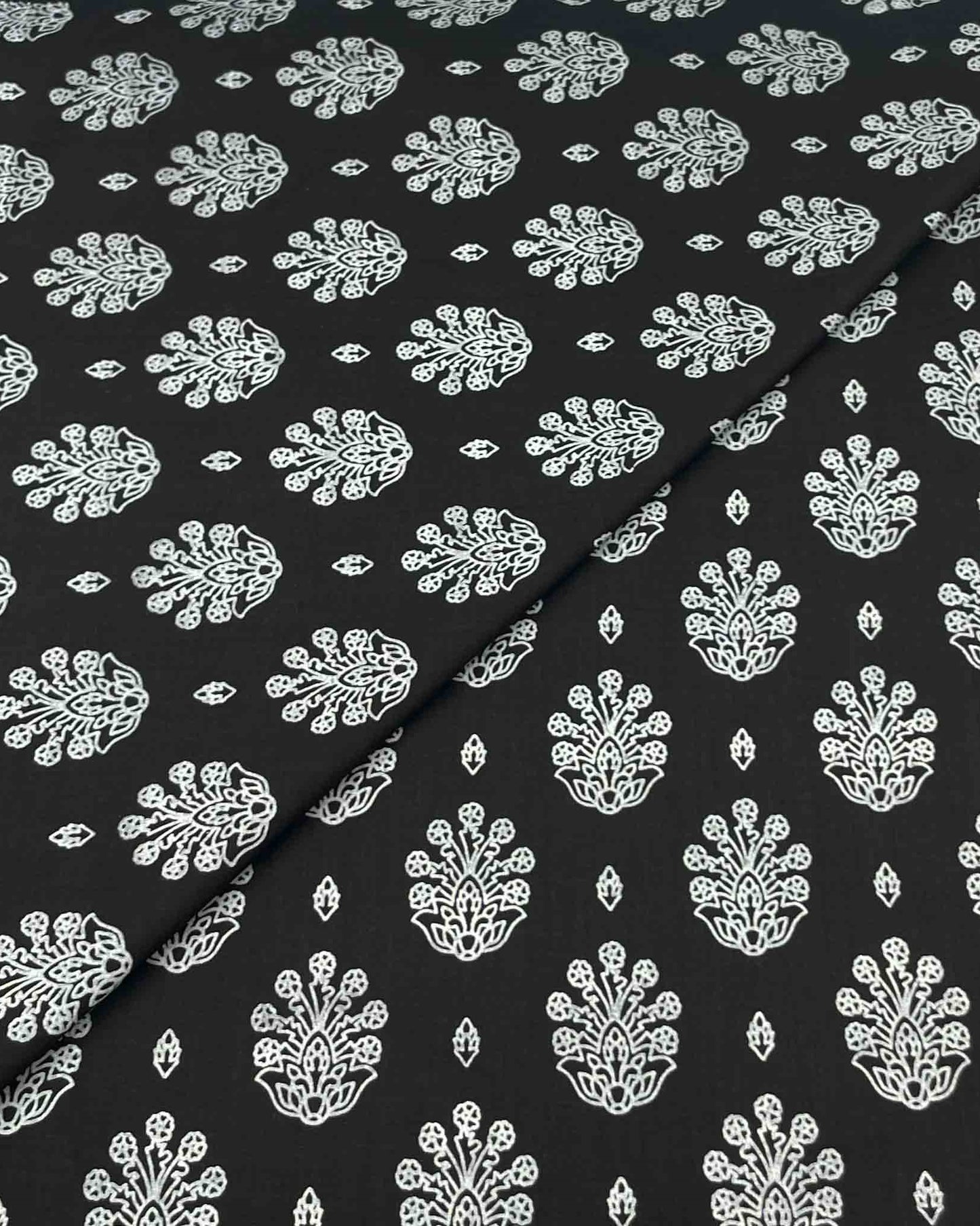 Cambric Cotton Block Print D1B040