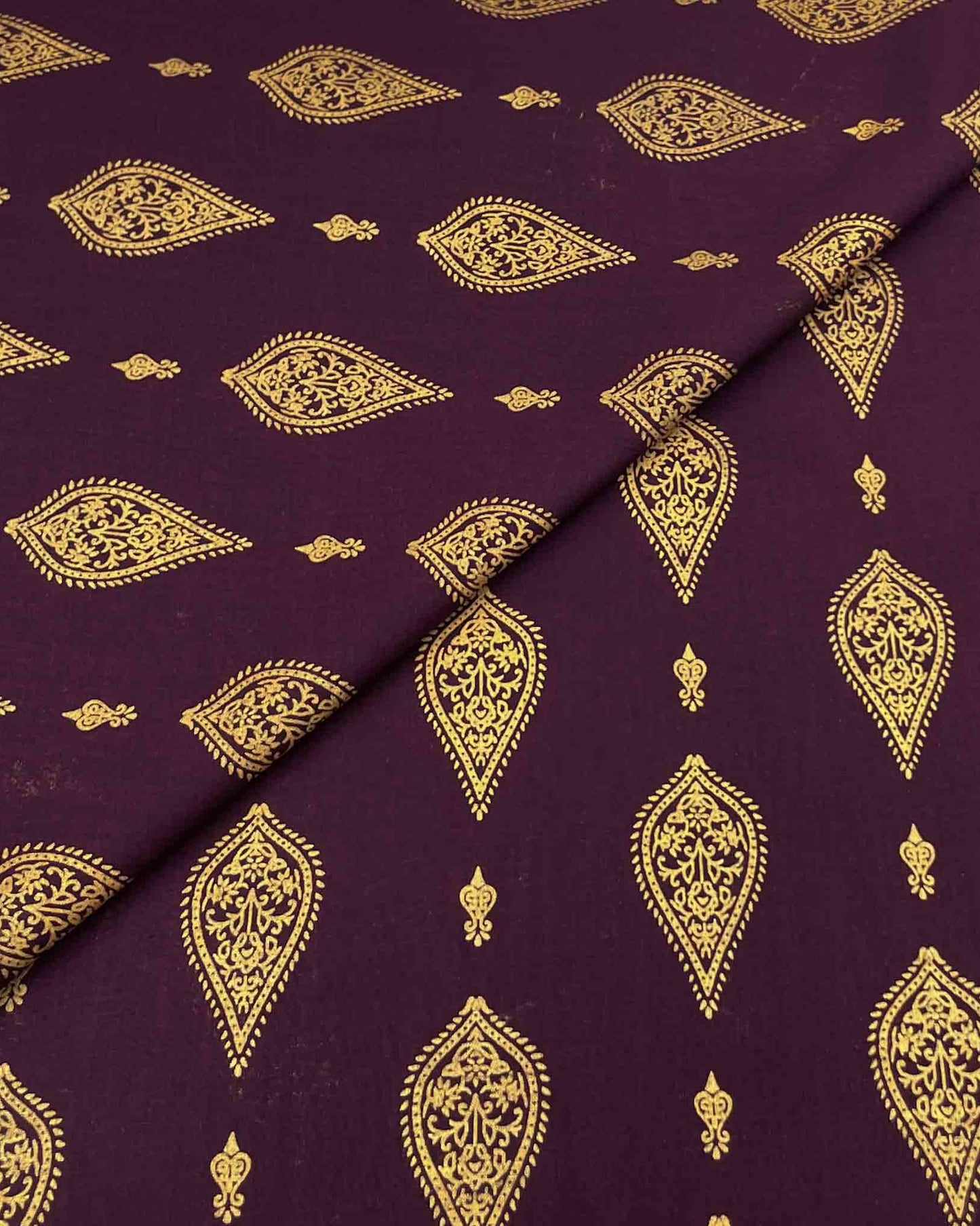 Cambric Cotton Block Print D1B049