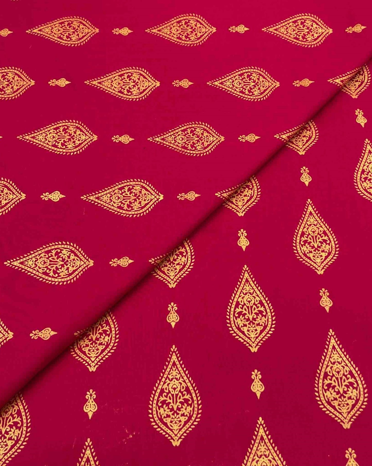 Cambric Cotton Block Print D1B057