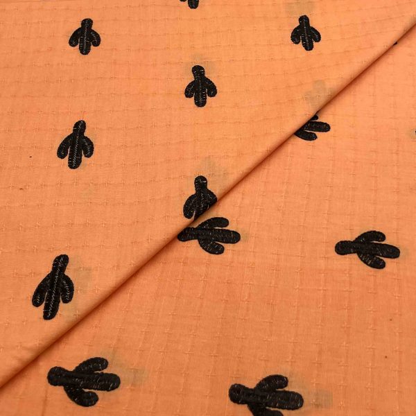 Lawn Emb D12088 649/yard. Required 2 yards for shirt