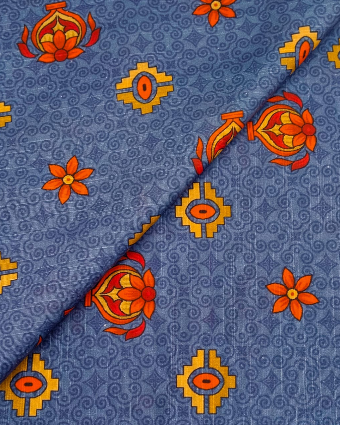 Allover Printed Khaddar - PK1012