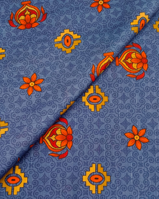 Allover Printed Khaddar - PK1012