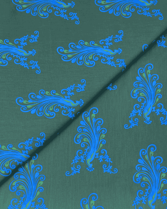 Cambric Cotton Block Print D1B014