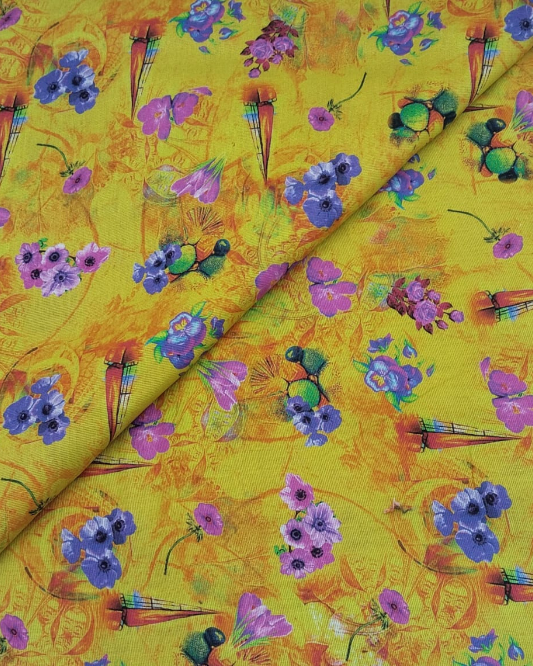 Allover Printed Khaddar - PK1015