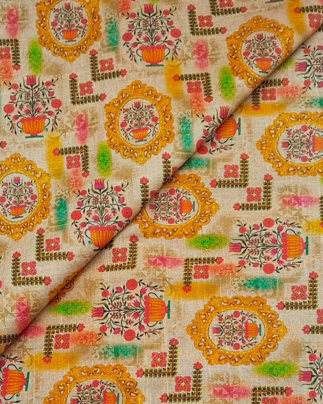 Allover Printed Khaddar - PK1030