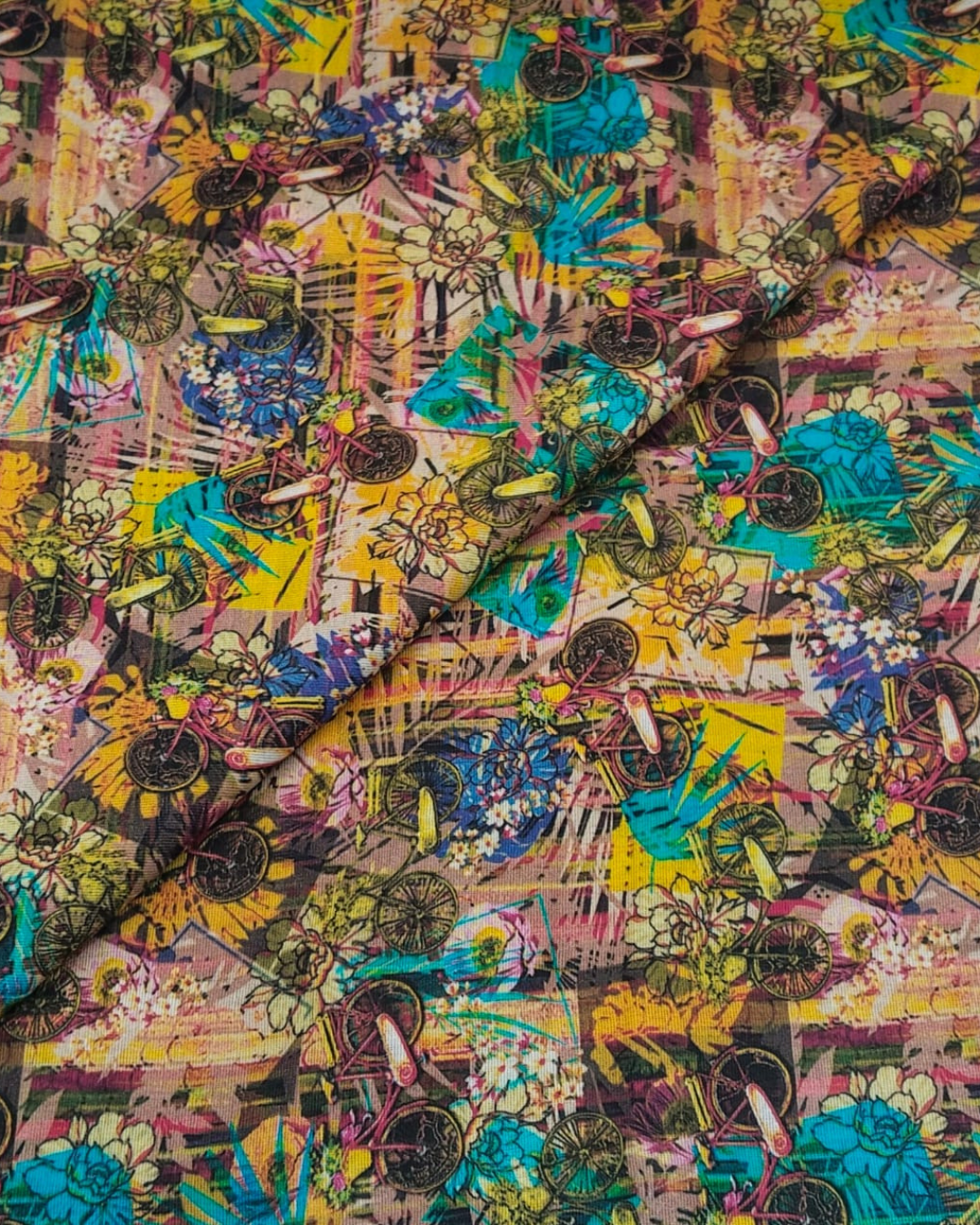 Allover Printed Khaddar - PK1034