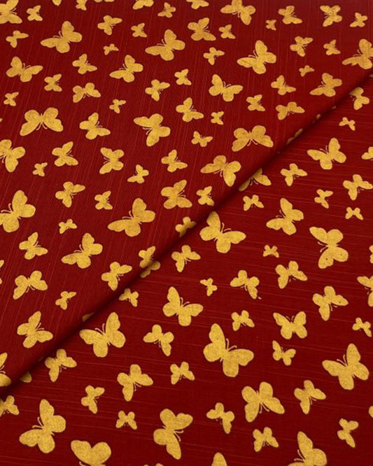 Red Starburst Khaddar