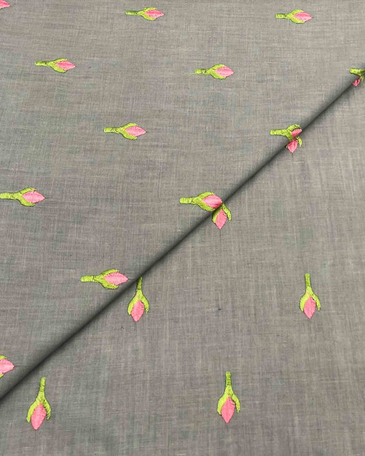 Cambric Cotton Embroidery D2C010