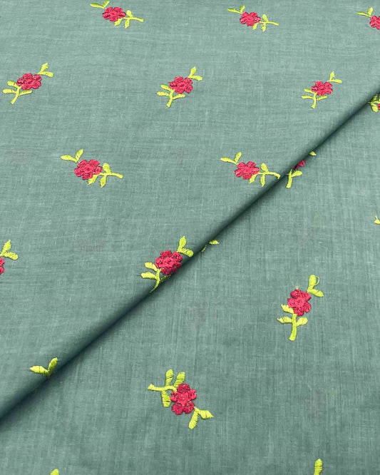 Cambric Cotton Embroidery D2C012