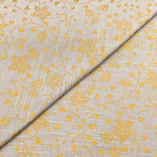premium viscose gold print