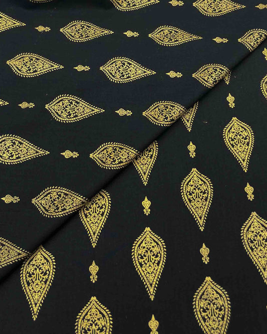 Cambric Cotton Block Print D1B050