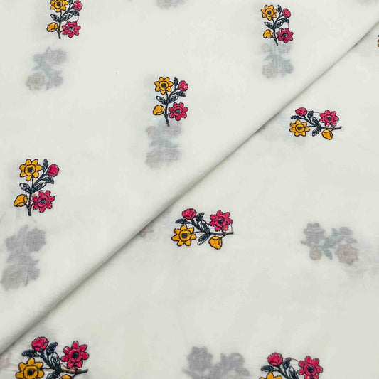 Lawn Emb D12129                            649/yard.  Required 2 yards for shirt