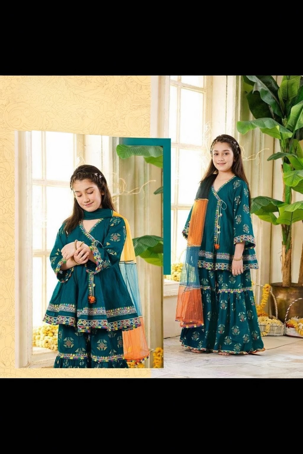 Kids lawn Eid collection  unstitched.  Kid005