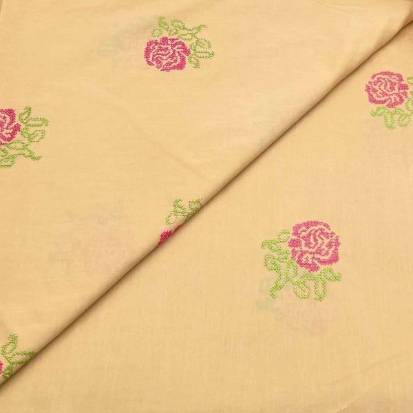 Lawn Emb D12122                            649/yard.  Required 2 yards for shirt