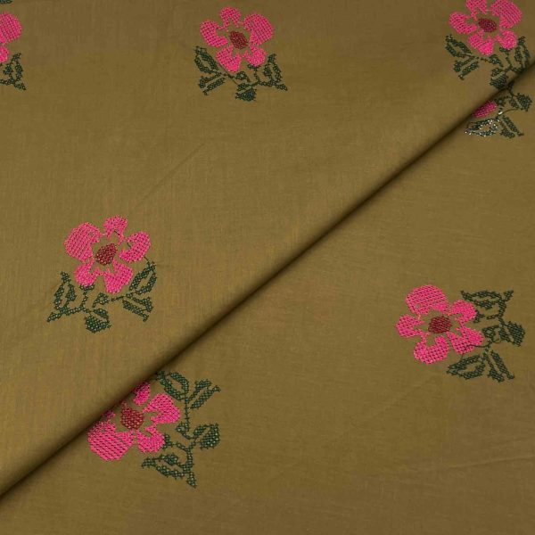 Lawn Emb D12123                            649/yard.  Required 2 yards for shirt