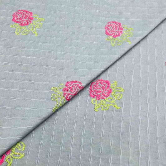 Lawn Emb D12104                            649/yard.  Required 2 yards for shirt