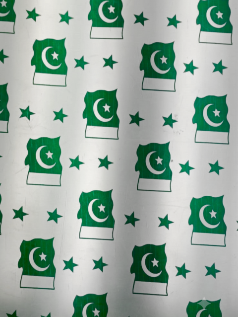 Pakistani Flag Seamless Pattern PAK009