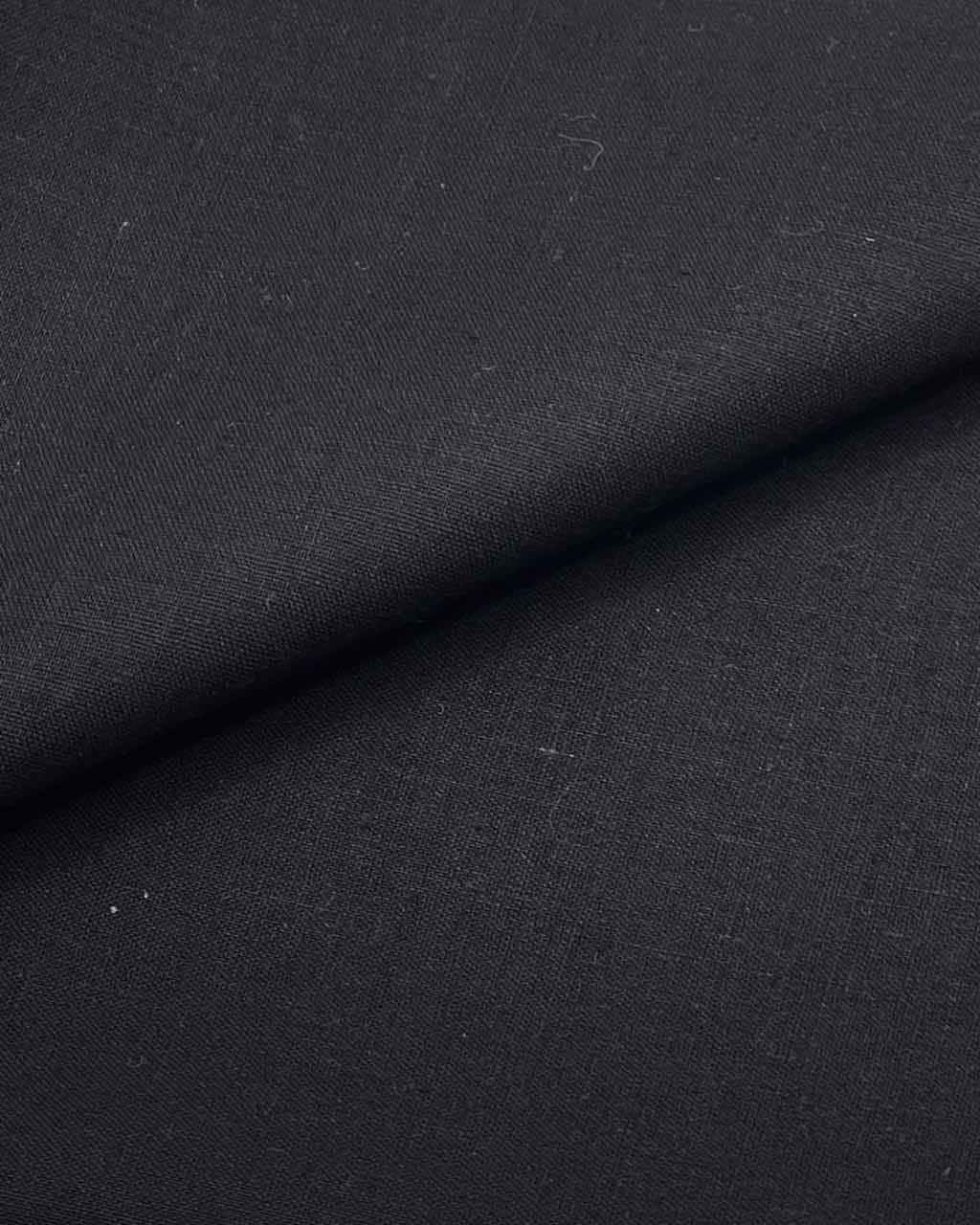 Plain Cotton Pure Black